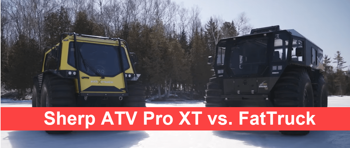 Sherp Atv Pro Xt Vs Fattruck 28c Sherp Atv Sales