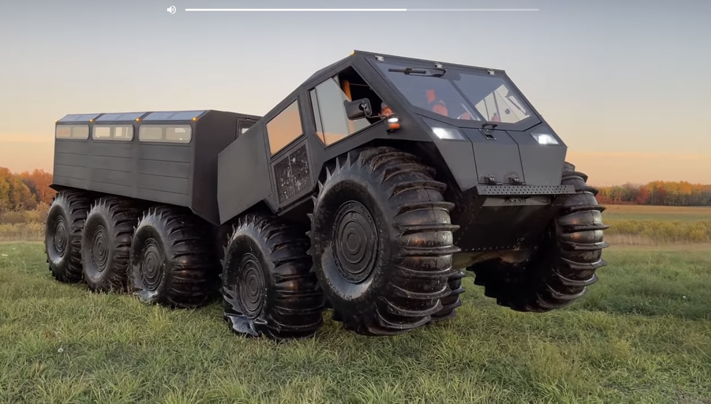 Sherp Ark ATV Wheelie