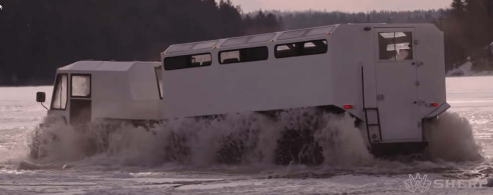 Sherp Ark 10 Wheel Drive Amphibious Vehicle By Sherp Atv